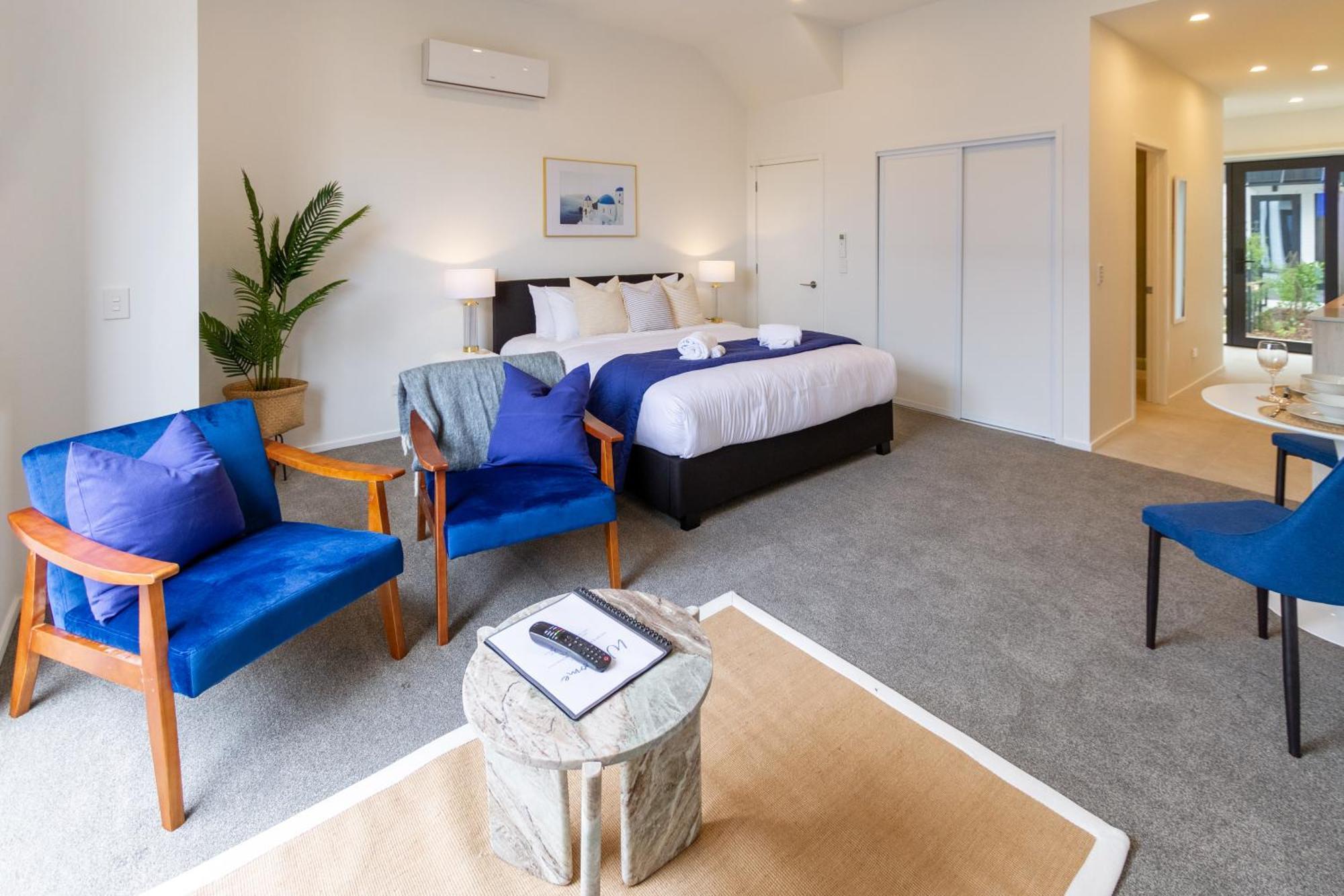 Central Christchurch Santorini Style 1Br Studio Eksteriør bilde