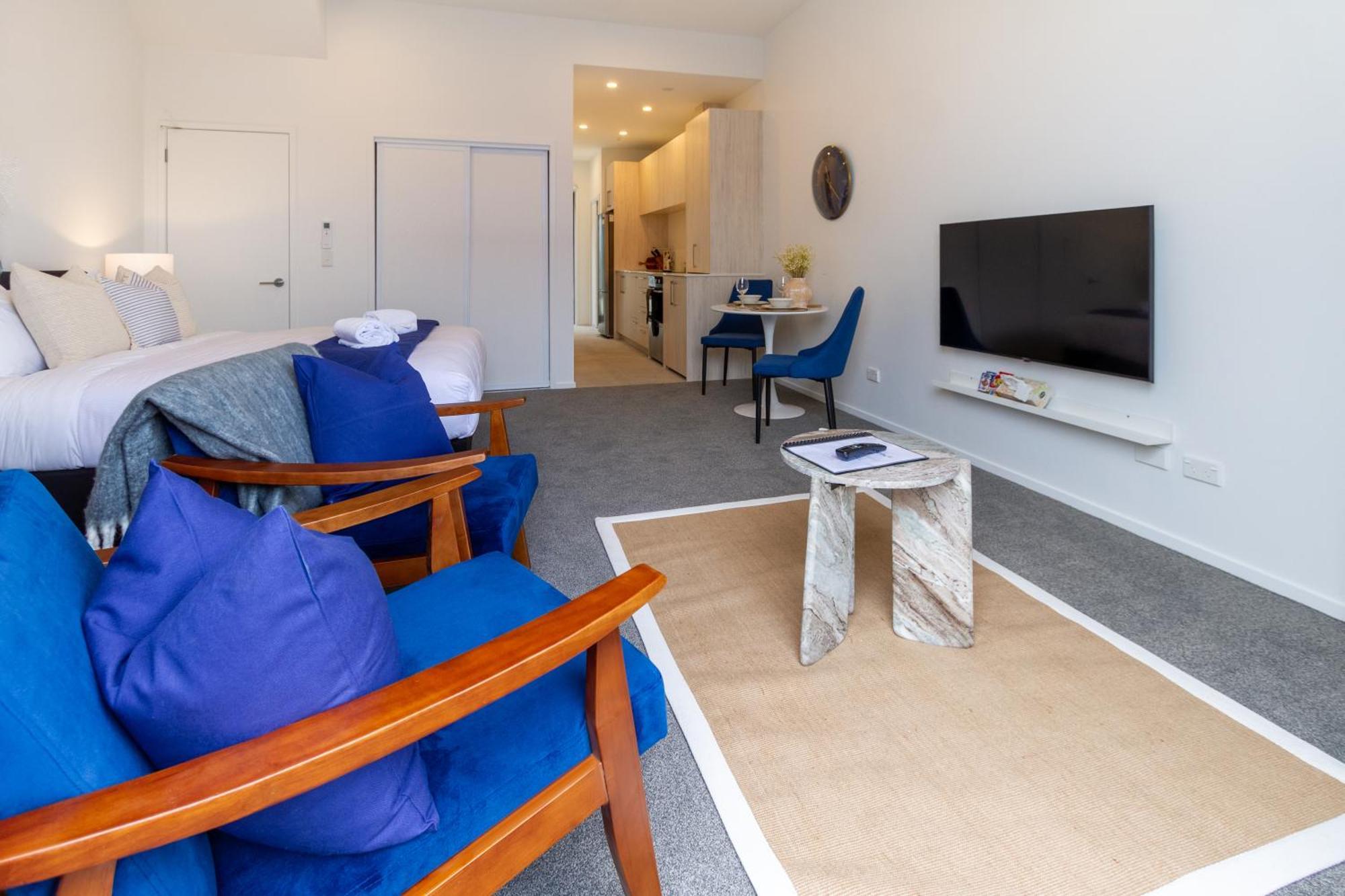 Central Christchurch Santorini Style 1Br Studio Eksteriør bilde
